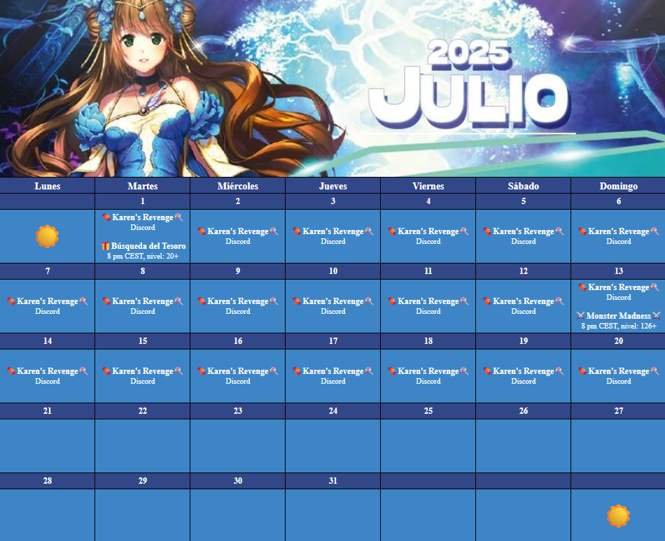 Eventos de Game Master