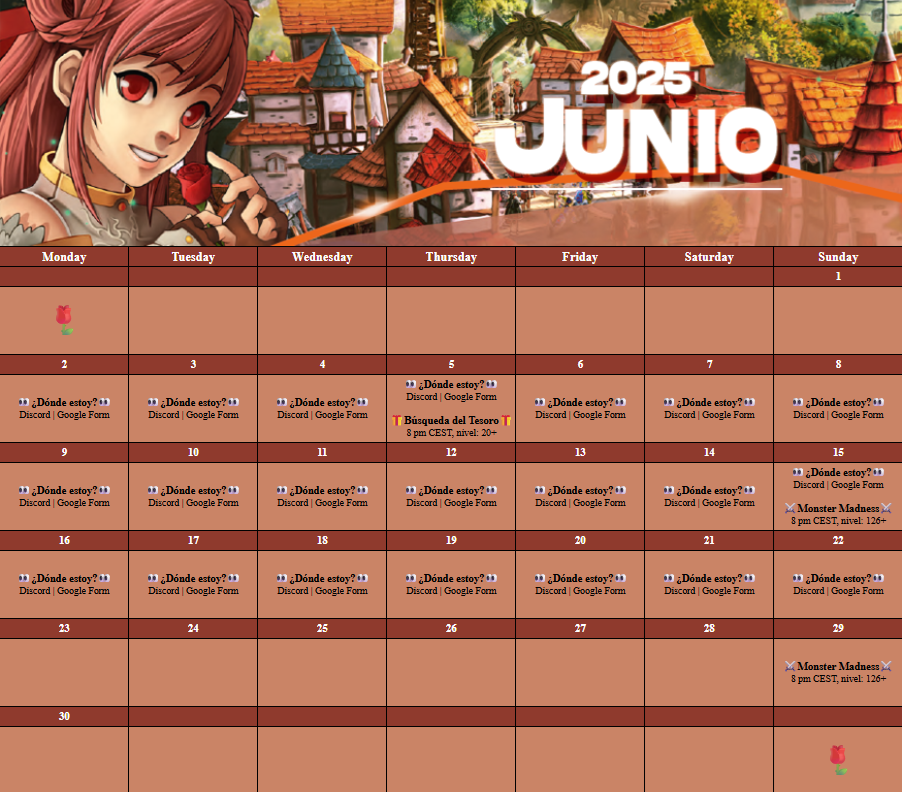 Eventos GM Junio