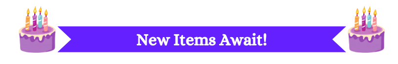 New items await