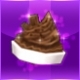 Huge Chocolate Ice Cream Hat (+10% Damage)(+8% Defense)(+3% Crit)(30 Days)