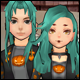 Halloween Goth Attire (Permanent)(Tradable)