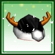 Schwarze Weihnachtsmütze (Permanent)